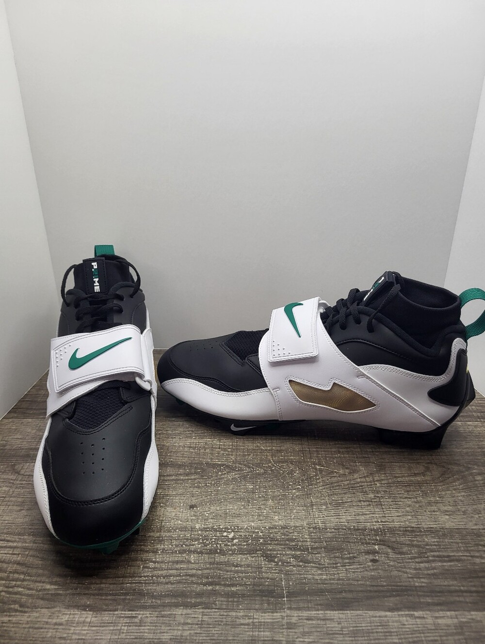 Nike Air Diamond Turf 93 TD Emerald Mystic Green White HF5298-102 Men's Size 15
